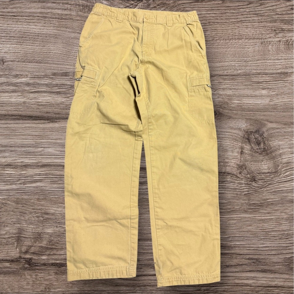 L.L. Bean Pants Mens 32x30 Khaki Allagash Cargo‎ Solid Baggy Hiking